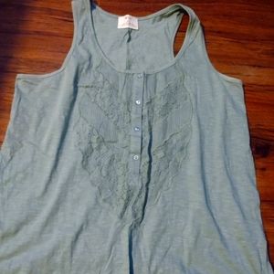 Anthropologie pins and needles lace halter top